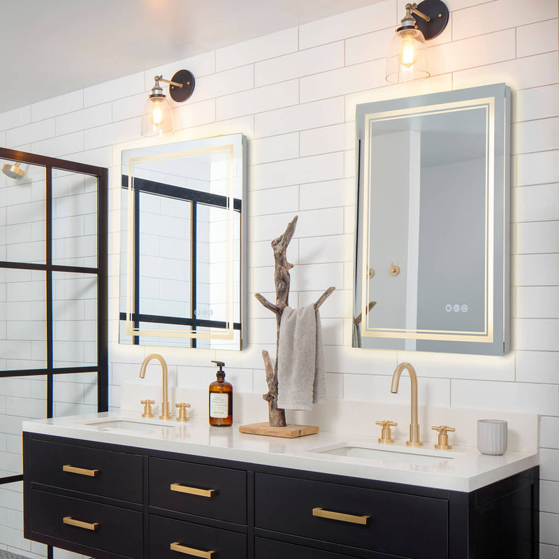 Frameless Multi-function LED Bathroom Vanity Mirror