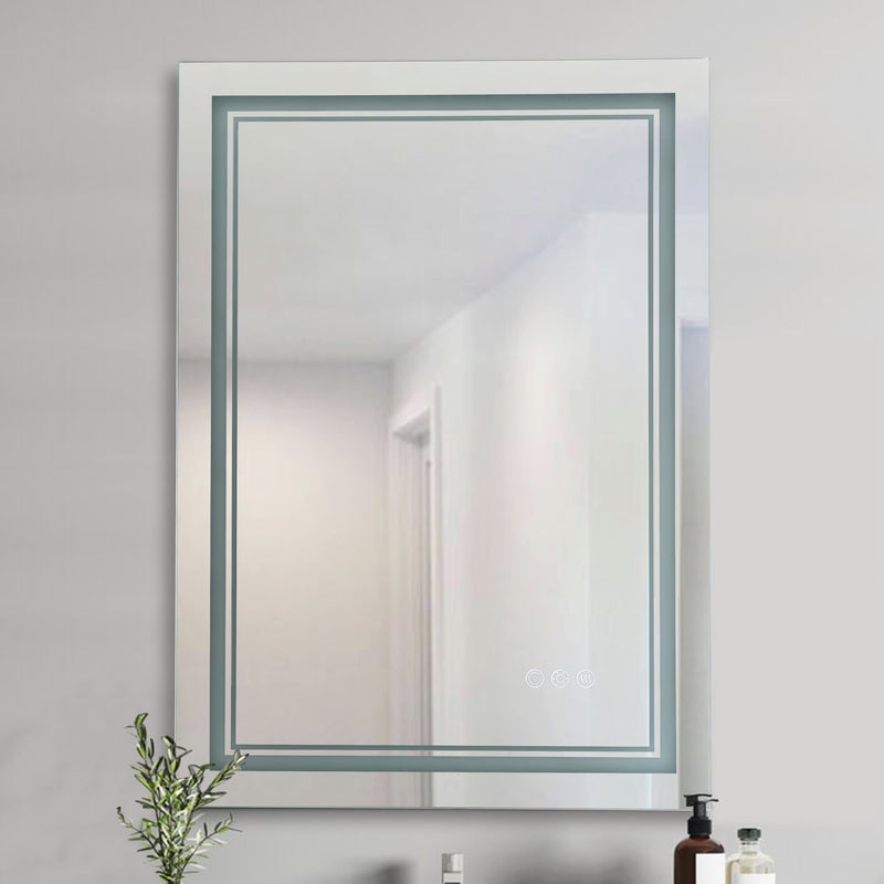 Frameless Multi-function LED Bathroom Vanity Mirror