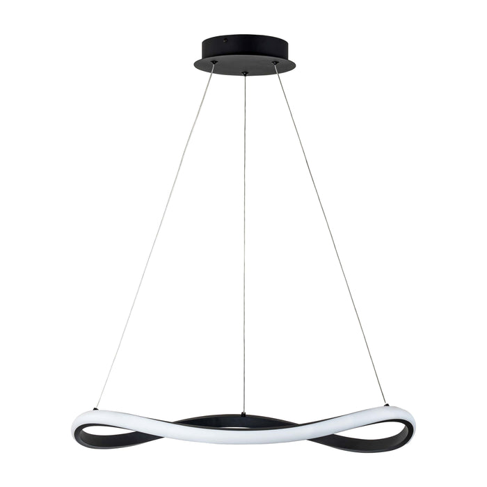 Contemporary Minimalist Infinity Loop LED Chandeliers