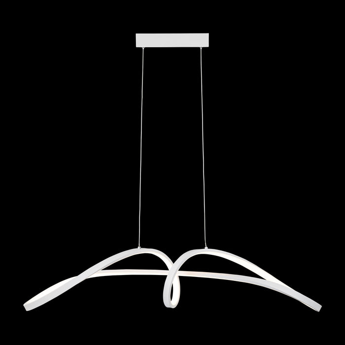 Flowing Curved Sleek Modern LED Chandeliers