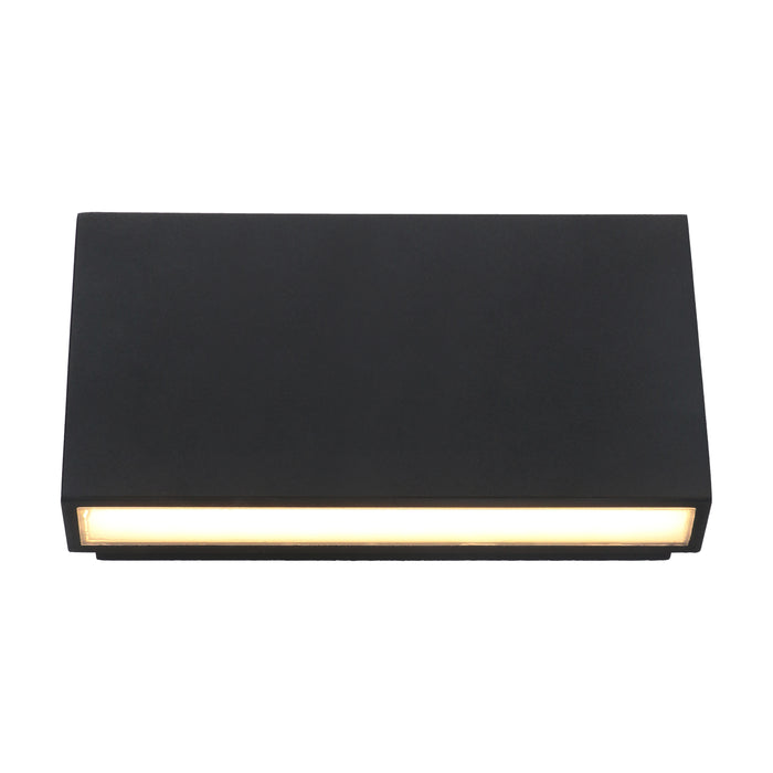 Black Aluminum LED Outdoor Wall Light