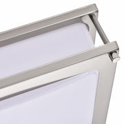 cattleyalighting 12 in. Brushed Nickel Dimmable 15-Watt Selectable LED Flush Mount Ceiling Light 3000K 4000K 5000K