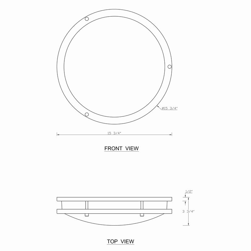 cattleyalighting 15.75 In. Brushed Nickel Dimmable 25-Watt Selectable LED Flush Mount 3000K/4000K/5000K With Acrylic Shade