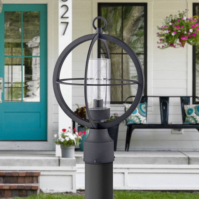 Global Cage 1-light 9.75" Outdoor Post Light
