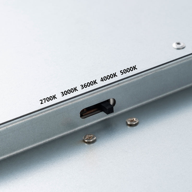 32in White Dimmable LED Ceiling Light Flush Mount with Adjustabl 2700K/ 3000K/ 3500K/4000K/5000K