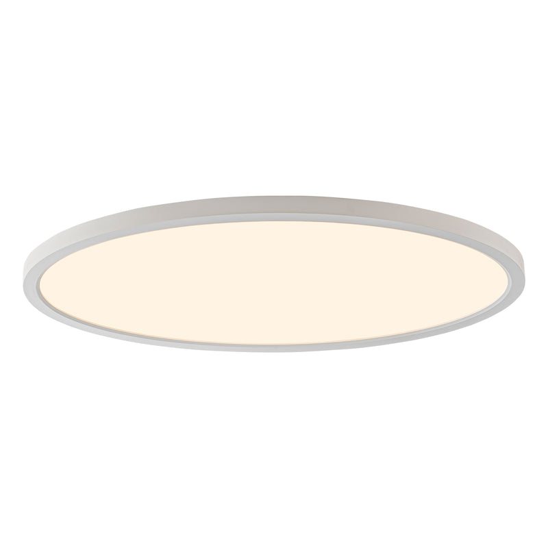 32in White Dimmable LED Ceiling Light Flush Mount with Adjustabl 2700K/ 3000K/ 3500K/4000K/5000K