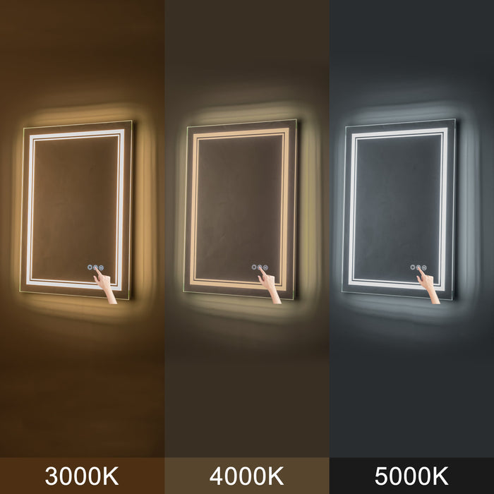 Frameless Multi-function LED Bathroom Vanity Mirror