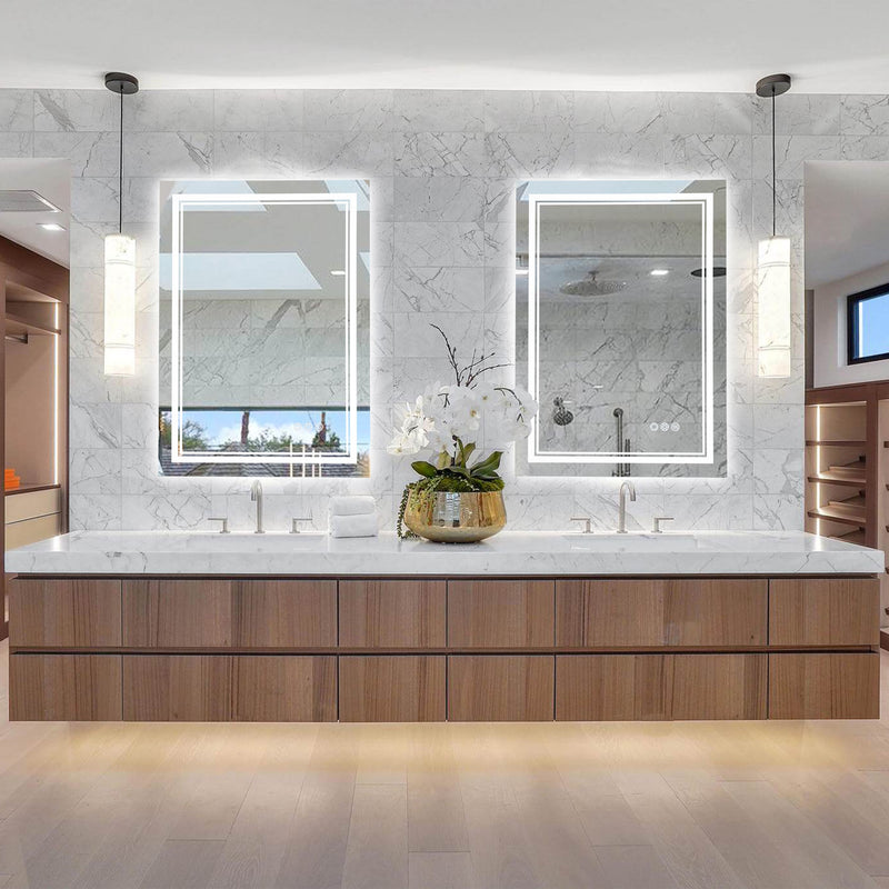 Frameless Multi-function LED Bathroom Vanity Mirror