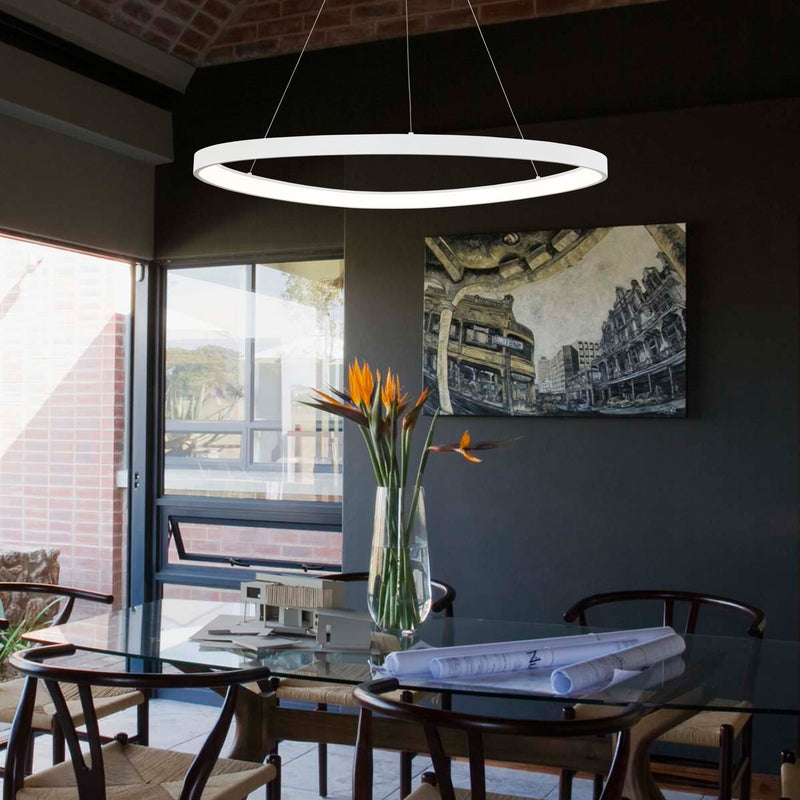 Modern Minimalist Aluminum Dimmable LED Pendant Light