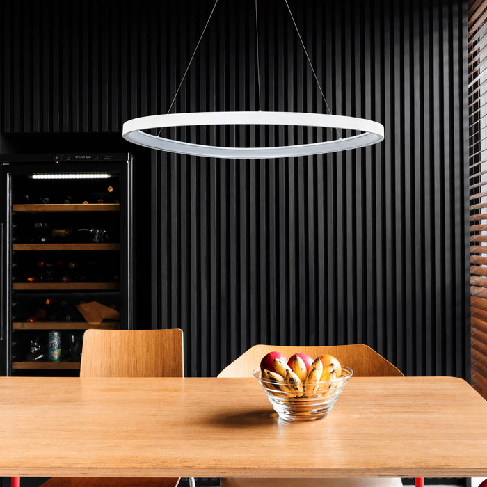 Modern Minimalist Aluminum Dimmable LED Pendant Light