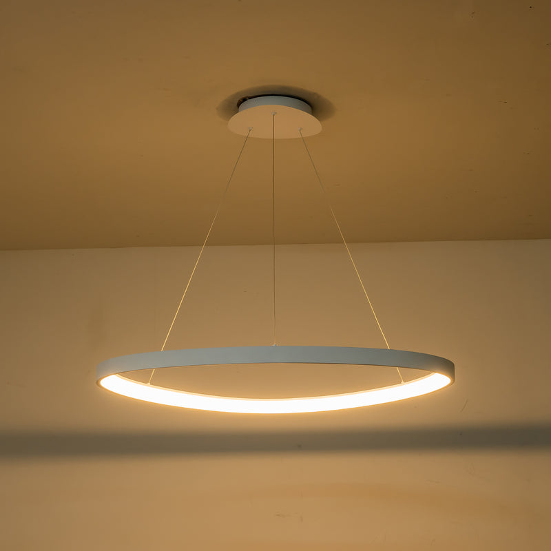 Modern Minimalist Aluminum Dimmable LED Pendant Light