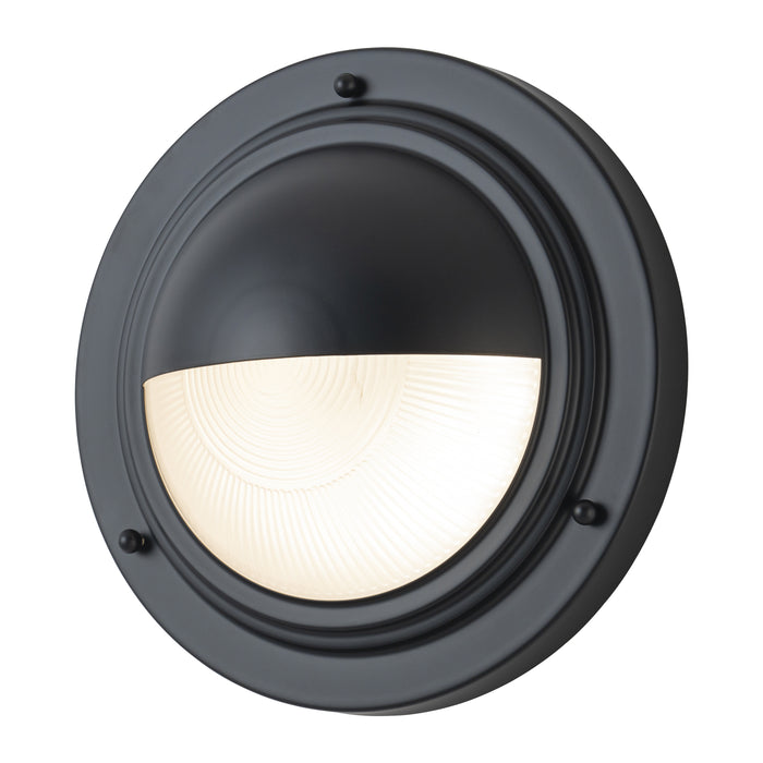 Integrated LED 3CCT Matte Black Wall Sconce with Frosted Glass