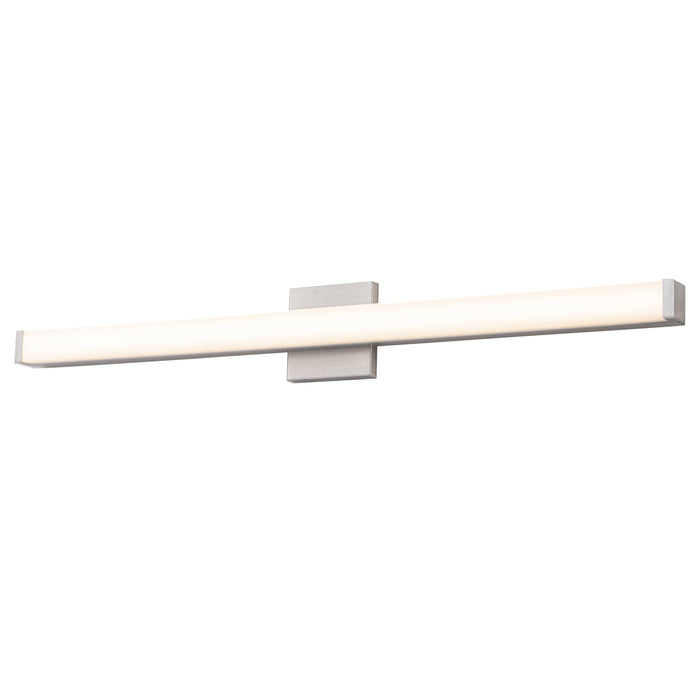 36” Brushed Nickel LED Vanity Bar Light Indoor Wall Sconce with Acrylic Shade