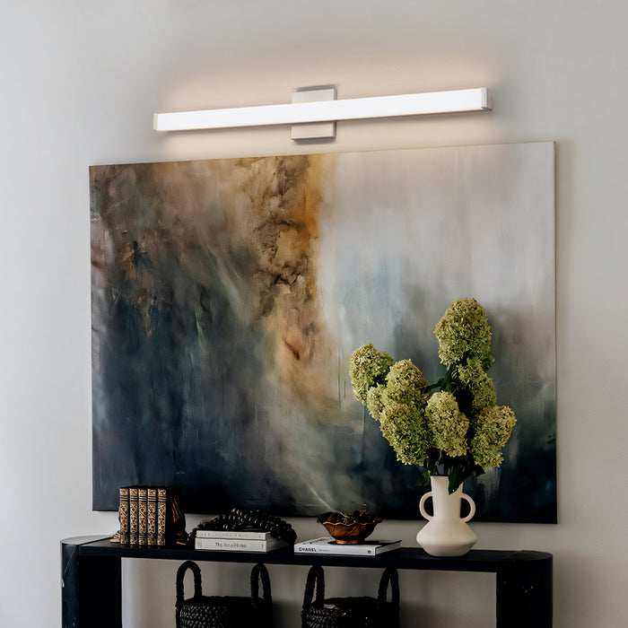 36” Brushed Nickel LED Vanity Bar Light Indoor Wall Sconce with Acrylic Shade