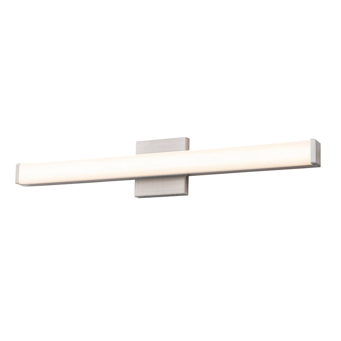 24” Brushed Nickel LED Vanity Bar Light Indoor Wall Sconce with Acrylic Shade