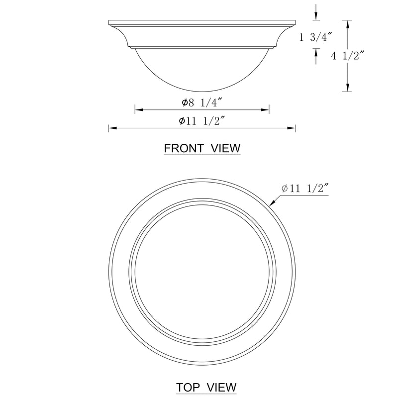 11.5 in. Modern Satin Nickel Selectable 3 CCT Dimmable Integrated LED Flush Mount for Kitchens or Bedrooms