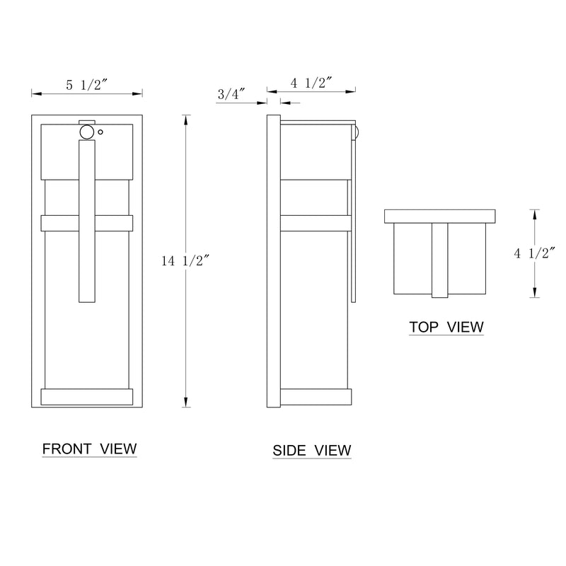 Black Motion Sensing Outdoor Wall Lantern with Mirror Reflector and Clear Tempered Glass(2-Pack)