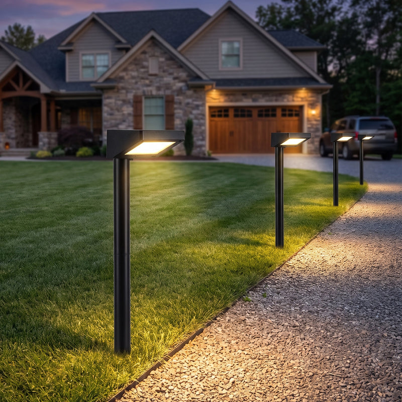 C Cattleya 19.25-Inch Black Integrated LED Outdoor Solar Landscape Path Light,3000K Warm White (12-Pack)  0 out of 5 stars be the first!