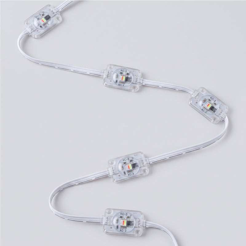 C Cattleya 200FT Permanent Outdoor Light with APP/Remote Control,RGB & IC LED String Light for House