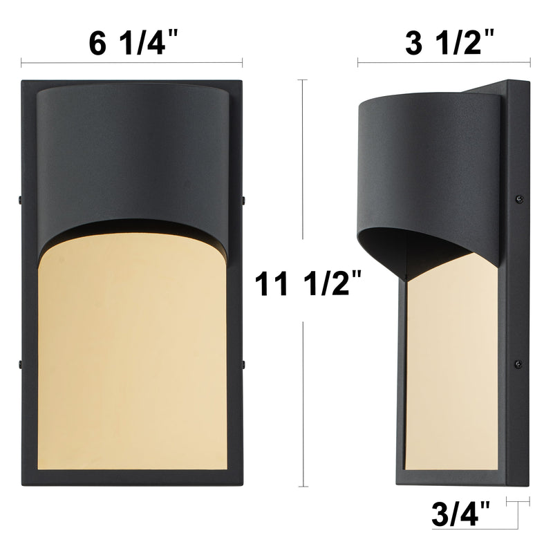 Ambient Backlight Modern LED Outdoor Wall Light