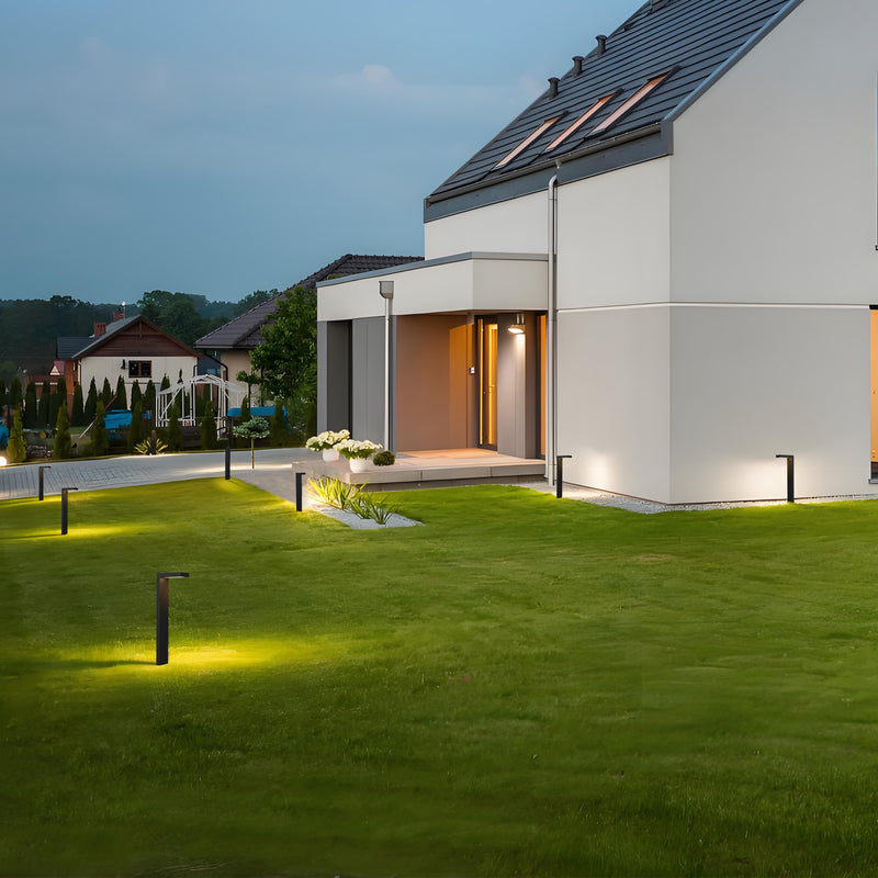10-pack 3W Low Voltage Black Aluminum LED Outdoor Landscape Path Lights