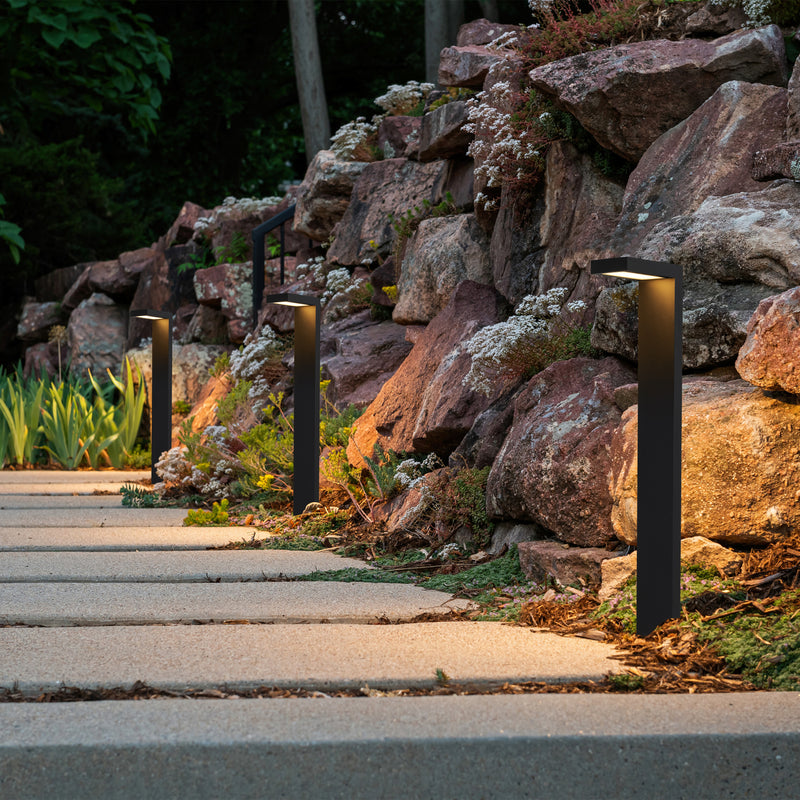 10-pack 4.5W Low Voltage Black Aluminum LED Outdoor Landscape Path Lights