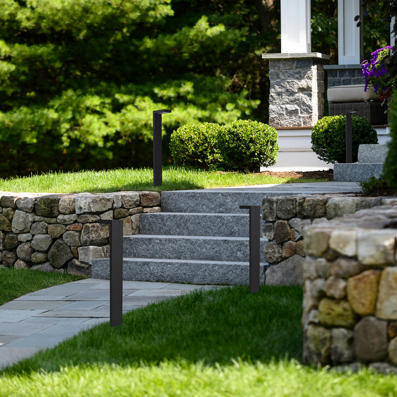 10-pack 4.5W Low Voltage Black Aluminum LED Outdoor Landscape Path Lights