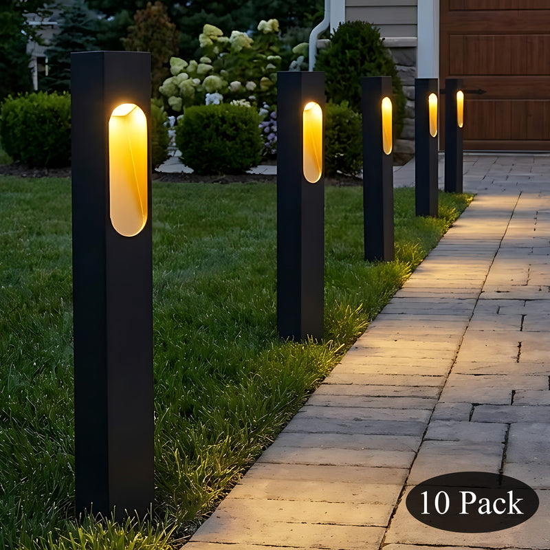 3W Low Voltage LED Path Light, 3000K Warm White, 45 Lumens, 12V AC/DC Landscape Pathway Light, Aluminum Housing with PC Lens, Outdoor Garden & Walkway Lighting（4-Pack)