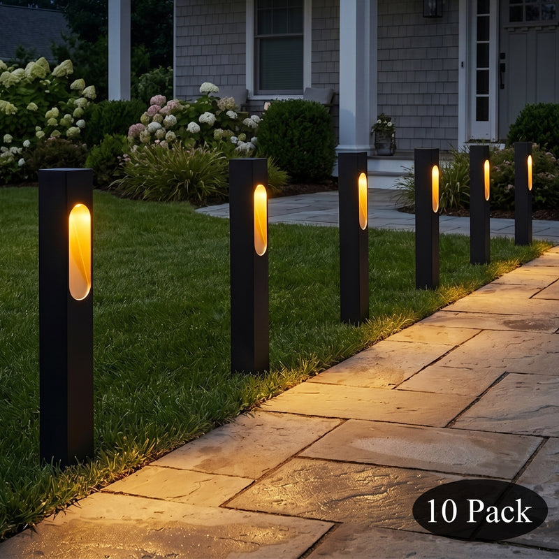 3W Low Voltage LED Path Light, 3000K Warm White, 45 Lumens, 12V AC/DC Landscape Pathway Light, Aluminum Housing with PC Lens, Outdoor Garden & Walkway Lighting（4-Pack)