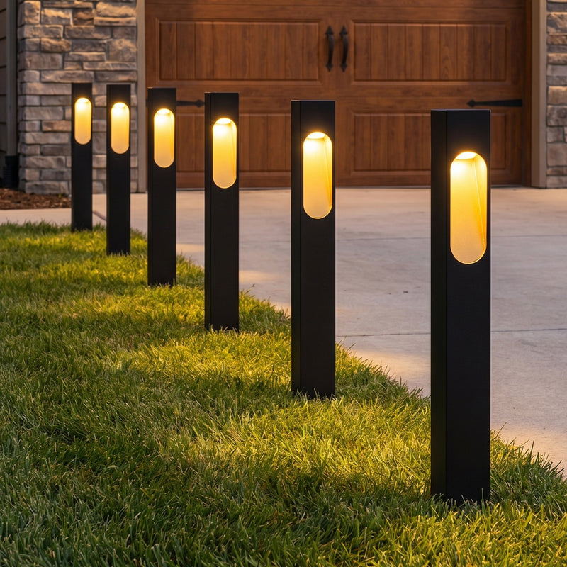 3W Low Voltage LED Path Light, 3000K Warm White, 45 Lumens, 12V AC/DC Landscape Pathway Light, Aluminum Housing with PC Lens, Outdoor Garden & Walkway Lighting（4-Pack)
