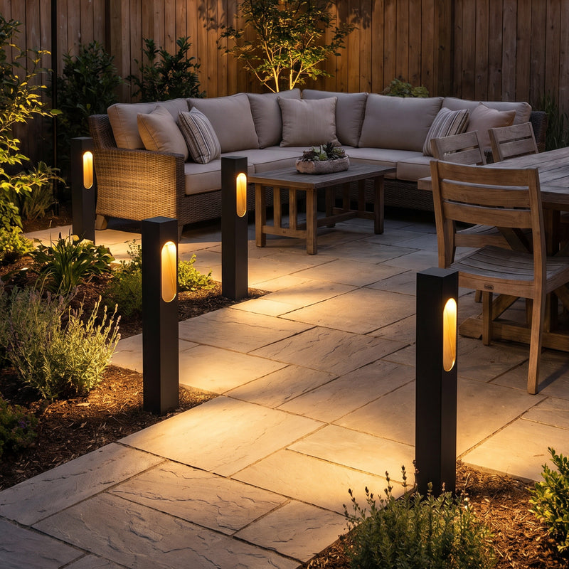 3W Low Voltage LED Path Light, 3000K Warm White, 45 Lumens, 12V AC/DC Landscape Pathway Light, Aluminum Housing with PC Lens, Outdoor Garden & Walkway Lighting（4-Pack)