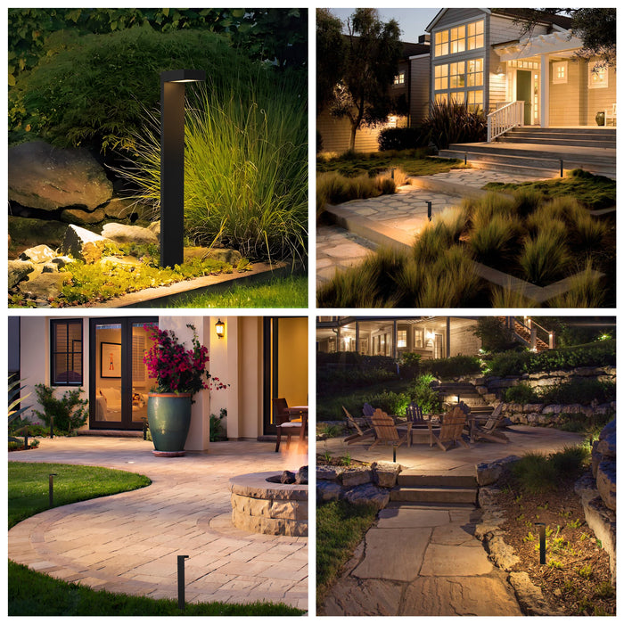 3W Low Voltage Black Aluminum LED Outdoor Landscape Path Lights (10-pack)