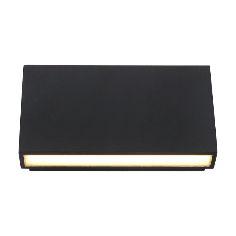 Black Aluminum LED Outdoor Wall Light