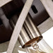 cattleyalighting 9.75 In. 1-Light Oil-Rubbed Bronze and Briarwood Finish Cage Drum Flush Mount