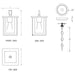 cattleyalighting Hanging Lights 1 Light 7'' Black Painted Clear Glass Pendant Light