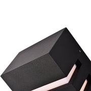 Cattleya Lighting Outdoor LED Wall Light 9.75 in. Black Die-Cast Aluminum LED Outdoor Wall Lantern Sconce 792966277847