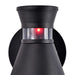 Cattleya Lighting Motion Sensor Outdoor Wall Sconce 1-Light Black Motion Sensor Dusk To Dawn Outdoor Wall Lantern Sconce 708111932318