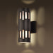 Cattleya Lighting outdoor wall light 11.75 in. 2-Light Black Die-Cast Aluminum Cylinder Outdoor Wall Sconce 708111932400
