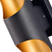 Cattleya Lighting Outdoor LED Wall Light 2-Light Black and Gold LED Outdoor Wall Sconce 708111932431