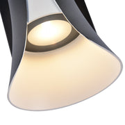 Cattleya Lighting Outdoor LED Wall Light 2-Light Black and White LED Outdoor Wall Sconce 708111932448