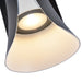 Cattleya Lighting Outdoor LED Wall Light 2-Light Black and White LED Outdoor Wall Sconce 708111932448