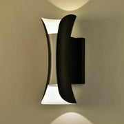 Cattleya Lighting Outdoor LED Wall Light 2-Light Black and White LED Outdoor Wall Sconce 708111932448