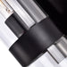 Cattleya Lighting Indoor Wall Light Black 4.75 In. Black Wall Sconce with Clear Glass Tube 708111932509