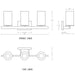 cattleyalighting 3-Light Satin Nickel Vanity Light With Clear Glass Shade 708111932912