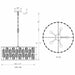 cattleyalighting 5-Light Black Rectangular Crystal Chandelier With Chrome Accents