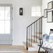 cattleyalighting 1-Light Matte Black Wall Sconce Vanity Light With Clear Glass Pane