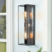 Cattleya Lighting outdoor wall light 2-Light Dark Bronze Brass Outdoor Wall Lantern Sconce With Tempered Glass