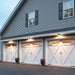 cattleyalighting Flush Mount Lighting LED Matte Black Motion Sensor Dusk To Dawn Flush Mount With Frosted Glass