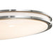 cattleyalighting Flush Mount Lighting 24 in. Brushed Nickel Oval 28W Dimmable LED Flush Mount With Opal Acrylic Shades