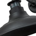 cattleyalighting 1-Light Matte Black Motion Sensor Dusk To Dawn Gooseneck Outdoor Wall Sconce(2-Pack)